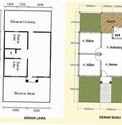 Denah Rumah 4X7 2 Kamar