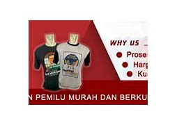 Kaos Kampanye Murah Surabaya